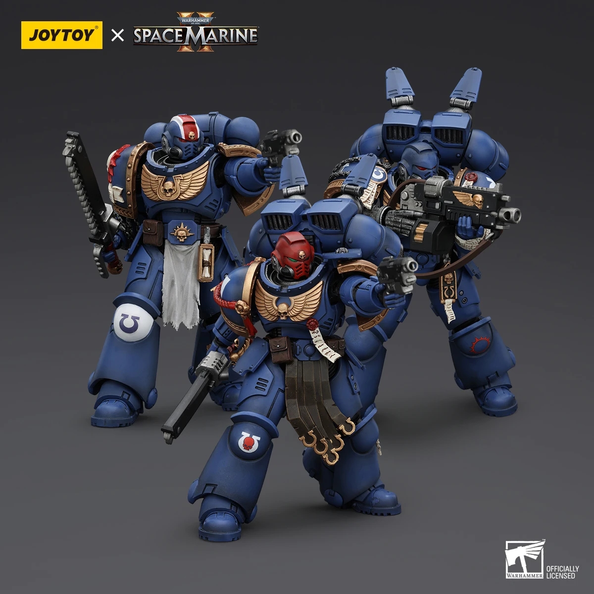 Figura de Titus, o primarca dos Ultramarines de Warhammer 40,000