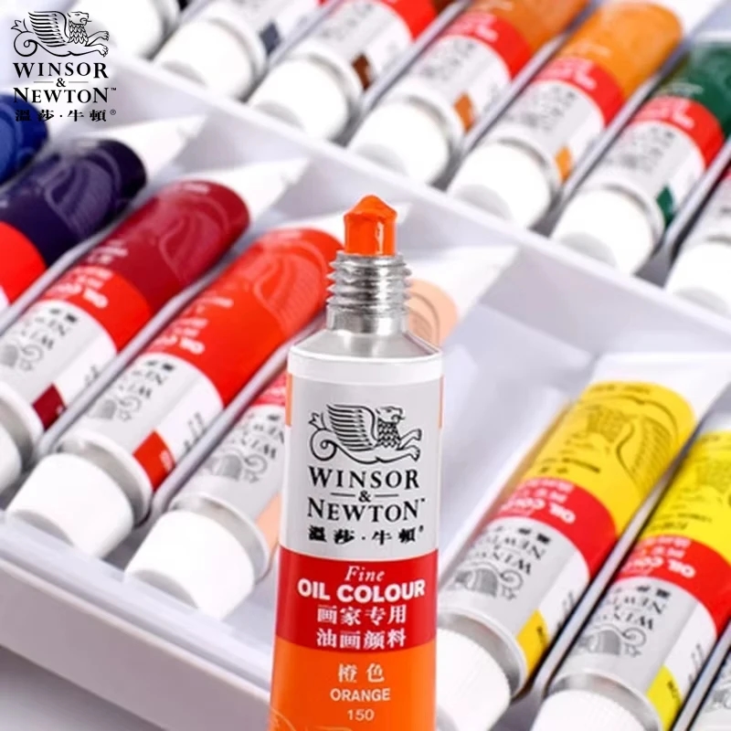 Professional set of WINSOR&NEWTON oil paints with a wide range of colors