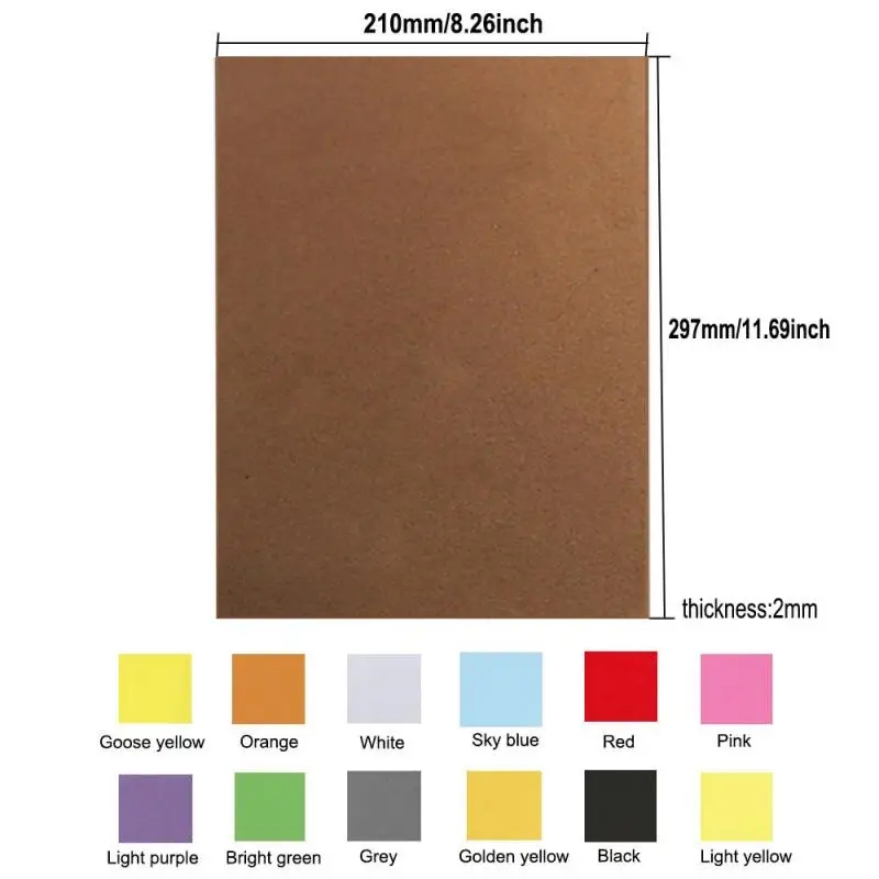 Convenient packaging of 5 sheets for creating unique crafts