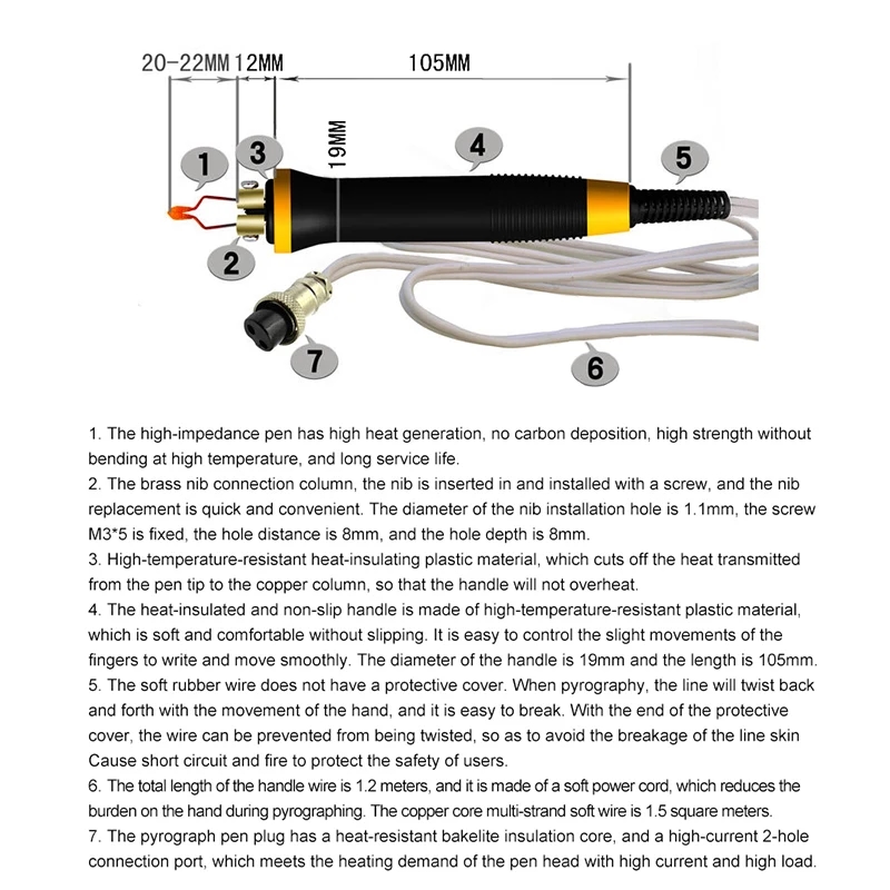 Demonstration of temperature settings of HUXUAN soldering pen
