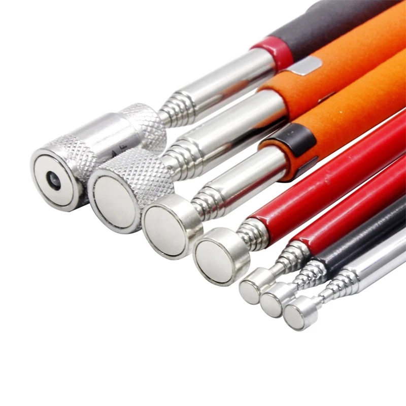 The maximum length of the telescopic magnetic tip allows you to reach objects in hard-to-reach places