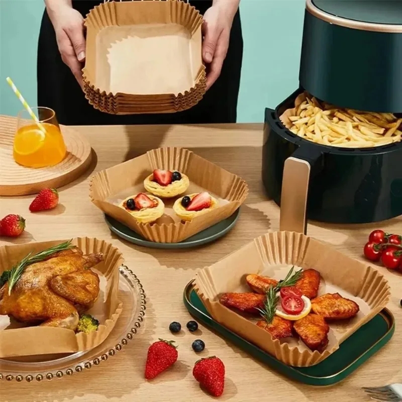 Paper mats suitable for various air fryer models