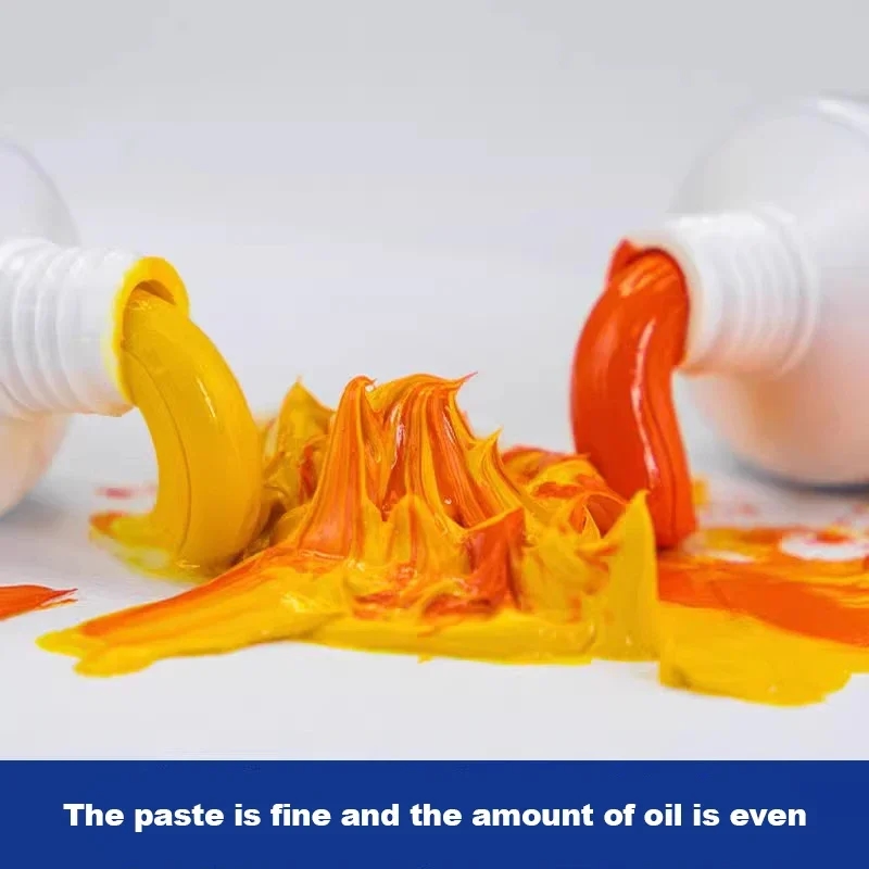 Various tubes of oil paints for artists