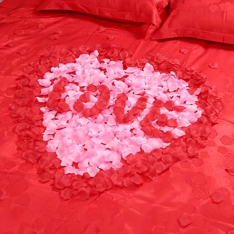 Close-up of red artificial pink petals