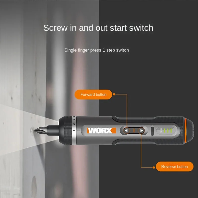 Ladegerät für den Mini-Schrauber WORX WX242