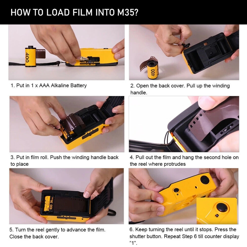 Lila Kodak M35 – eine Filmkamera, die einzigartige Fotos erstellt