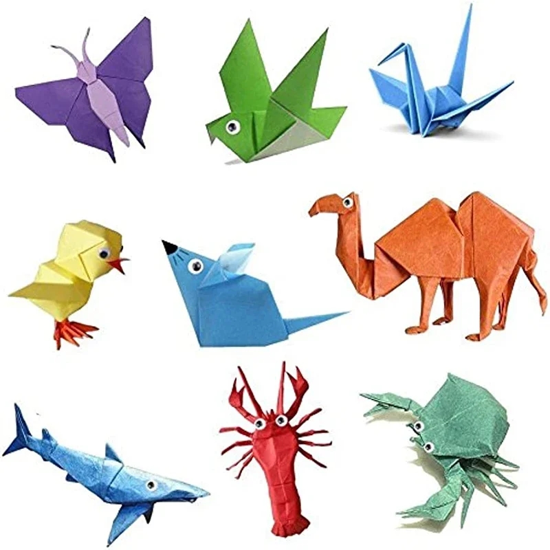 Bright palette for creating beautiful paper figures