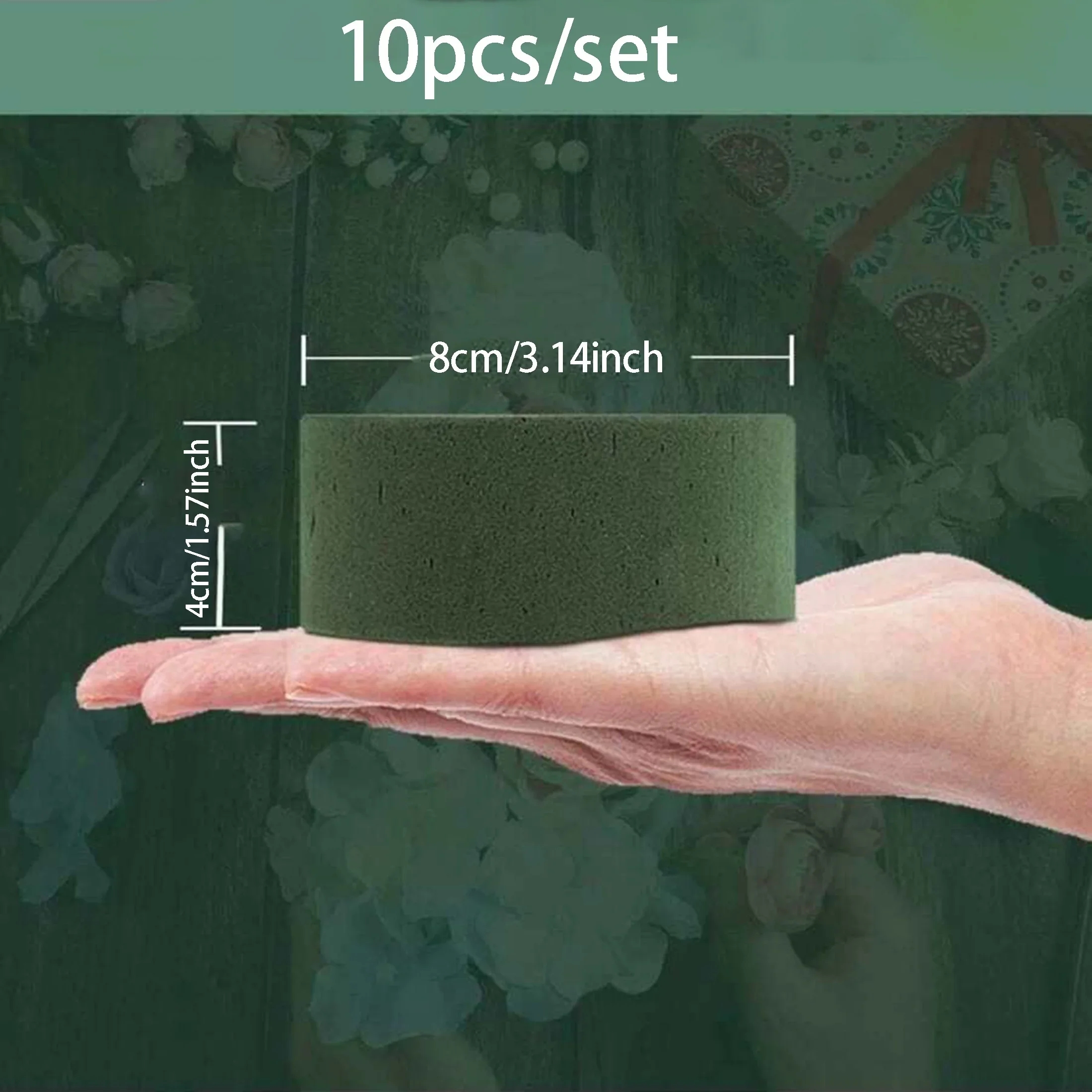 Detailed view of floral foam with texture