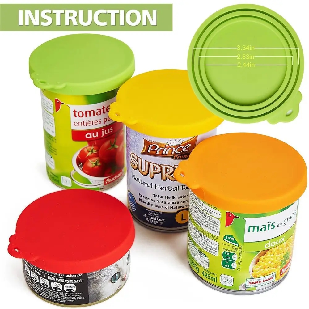 Assortiment de couvercles colorés pour bocaux, facilement identifiables les uns des autres