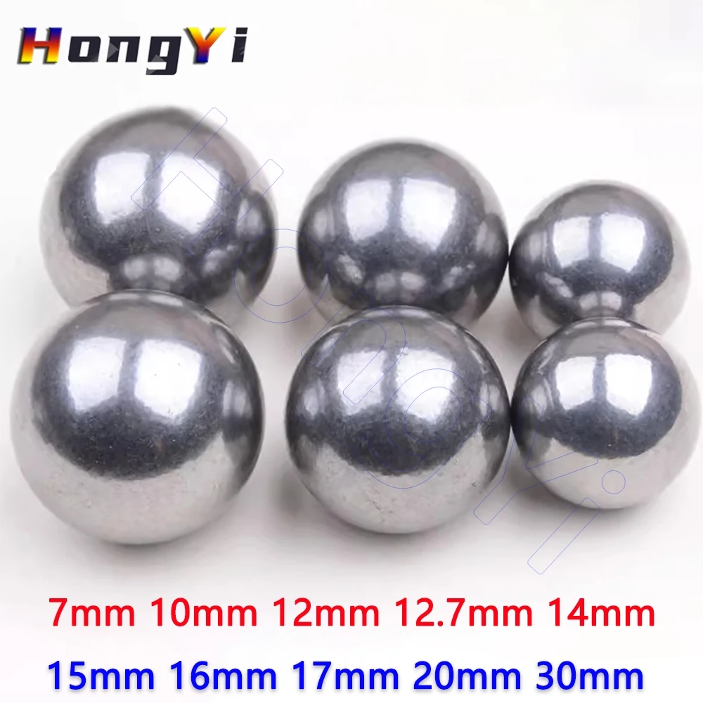 Steel balls of various sizes