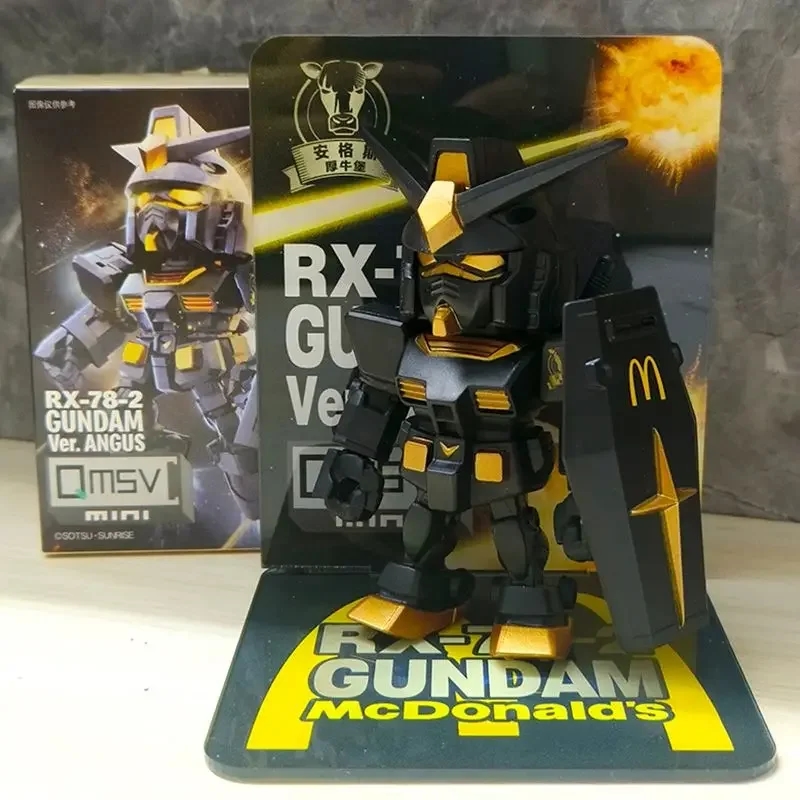 건담 BANDAI 맥도날드 모바일 슈트 버전 앙구스 SD RX-78-2 피규어 조립을 위한 플라스틱 부품