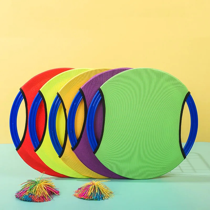 Children's stress-relief toy in the form of a ball on a rubber band in different colors