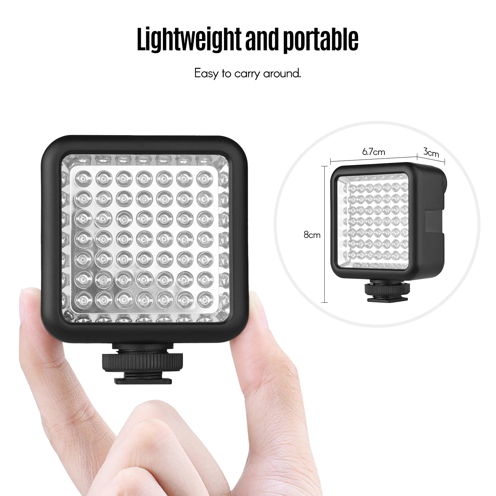 Andoer IR49S provides quality IR illumination for night shooting
