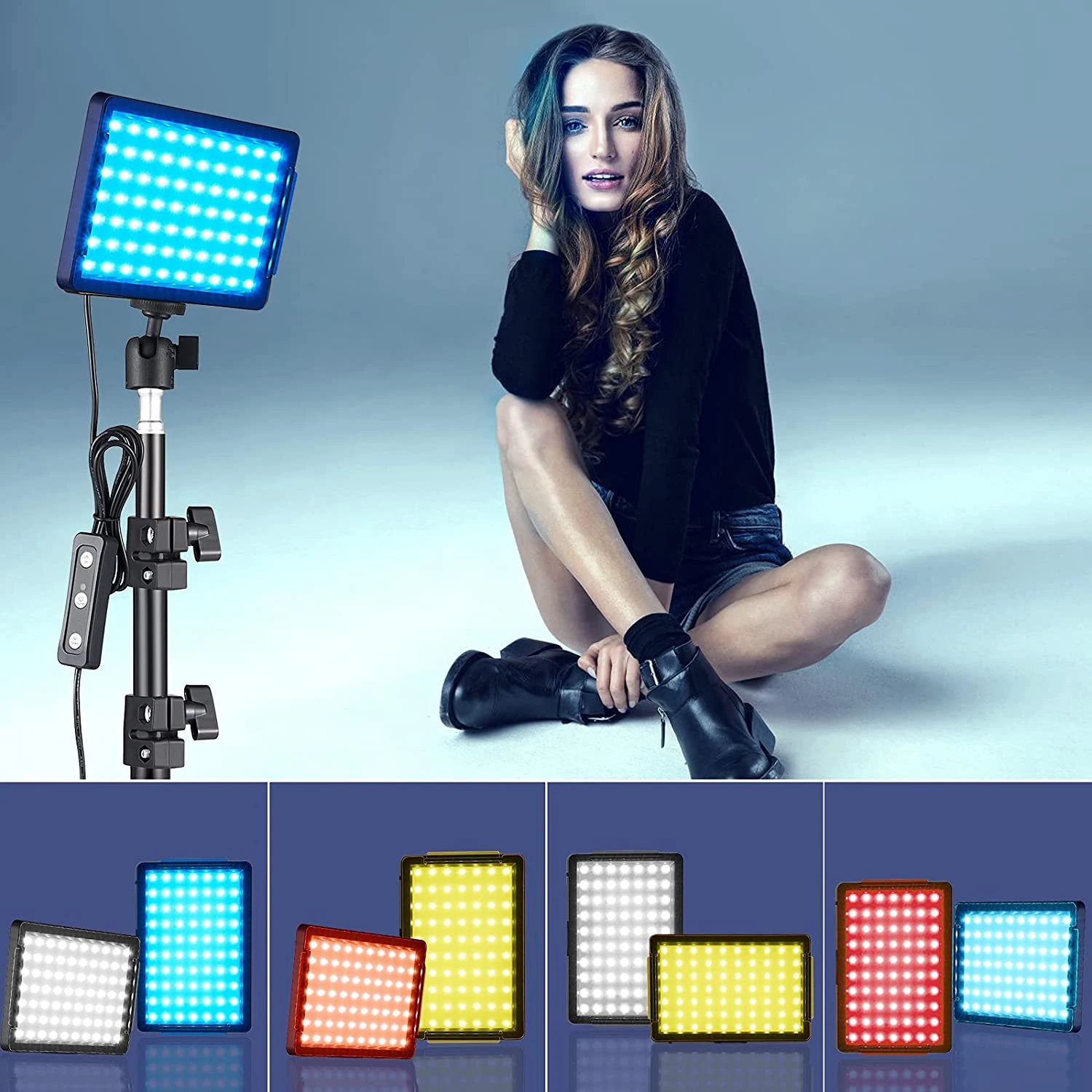 The panel provides powerful light for any shooting conditions