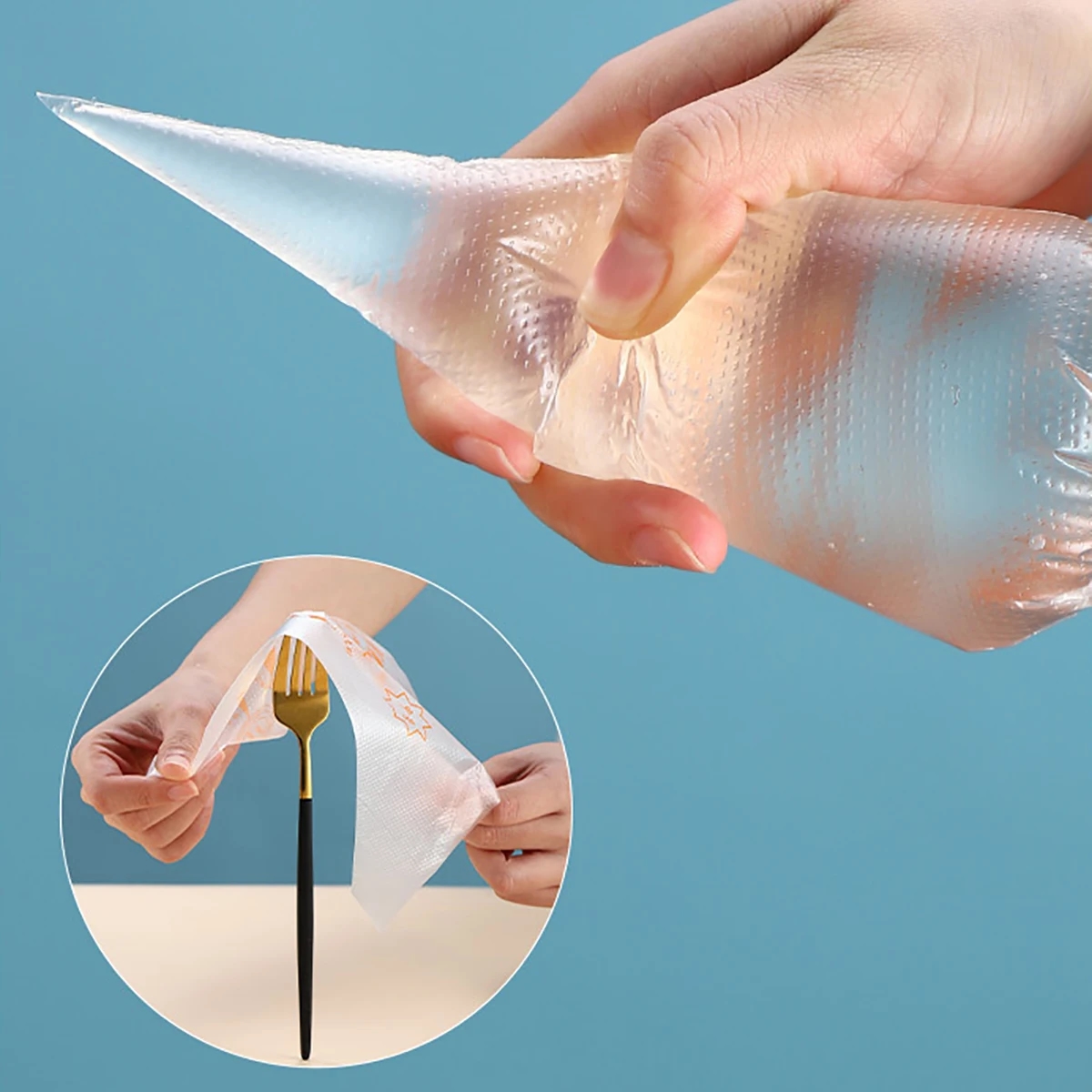 Bags that allow easy control of the decorating process