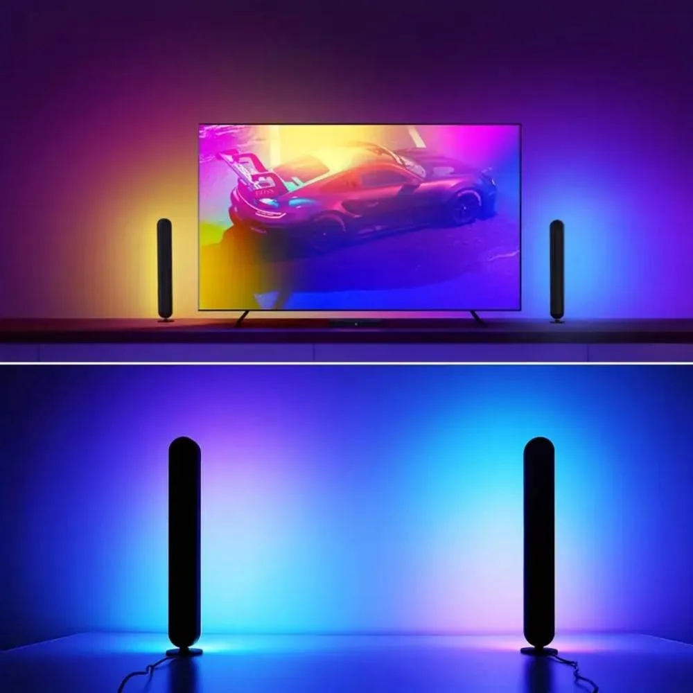 LED backlight creating a cozy atmosphere in the room
