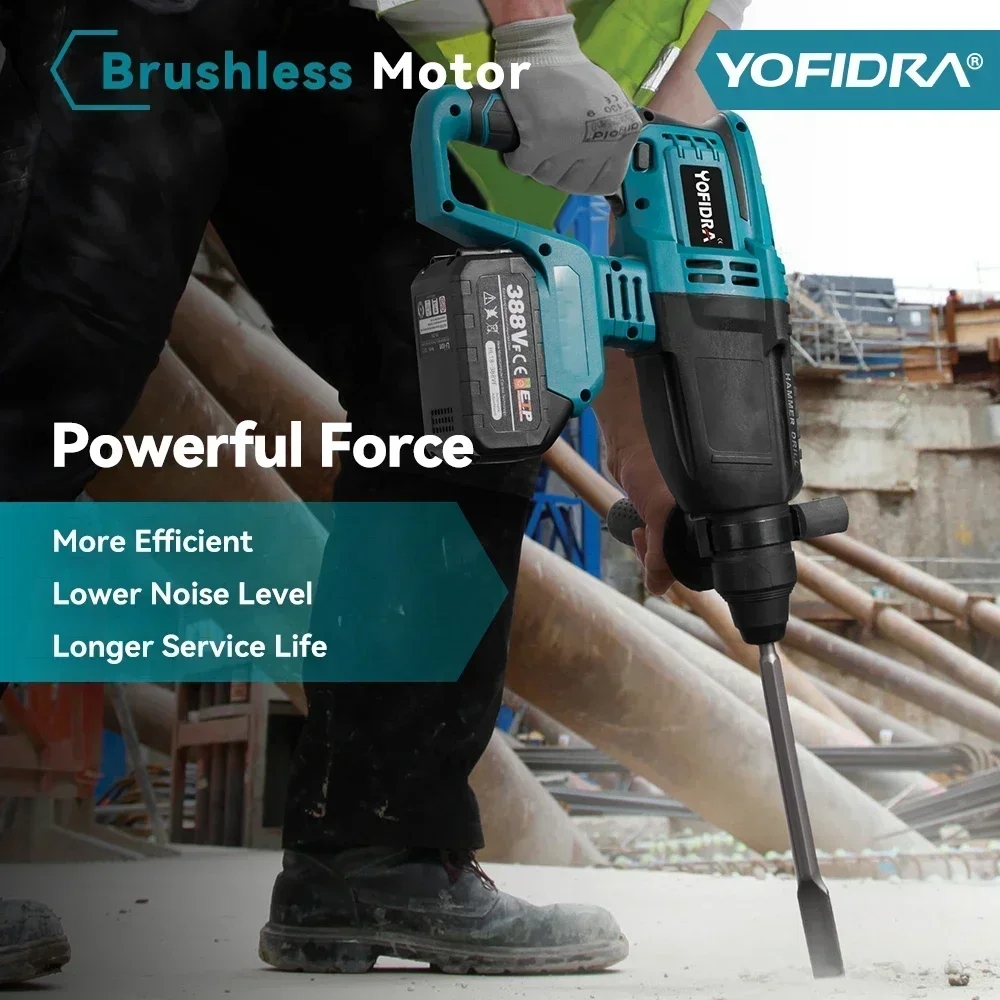 Drill YOFIDRA with battery, convenient to use