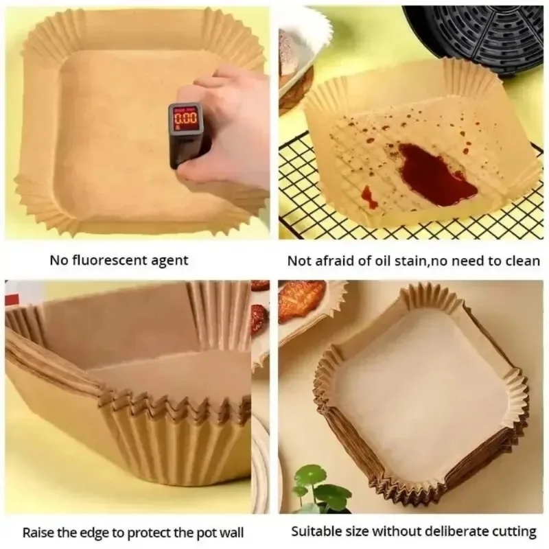 Paper mats made of food-grade silicone paper