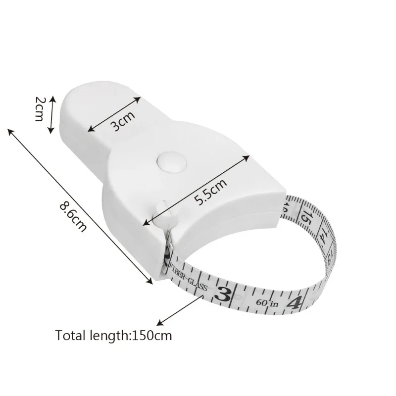 Stylish measurer with a clear scale and lightweight mechanism for precise measurements