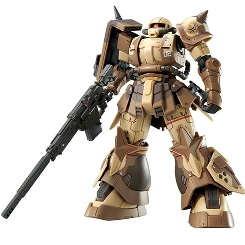 Photo du modèle Zaku dans différentes poses, montrant sa flexibilité