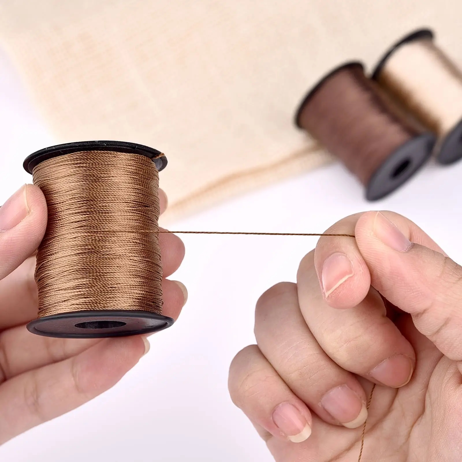 Nylon thread providing reliable and strong seams