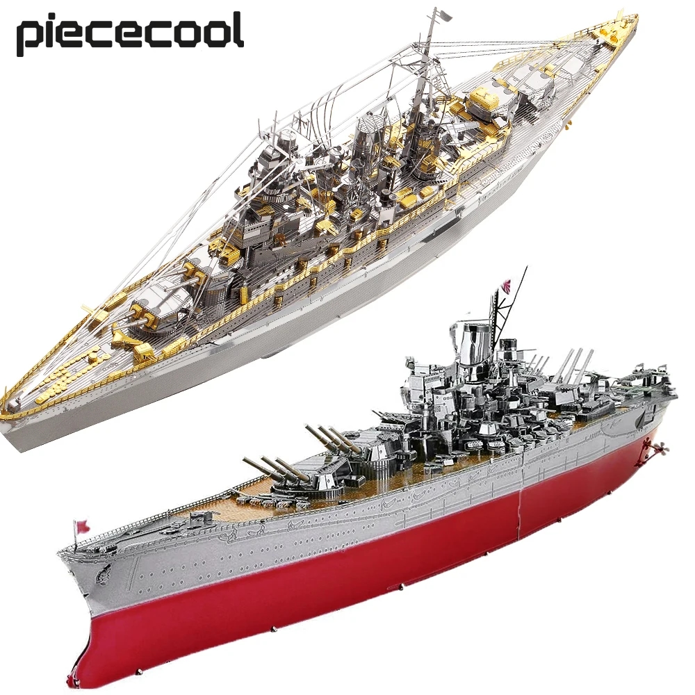 Detailed 3D model of the legendary Japanese battleship Yamato in scale