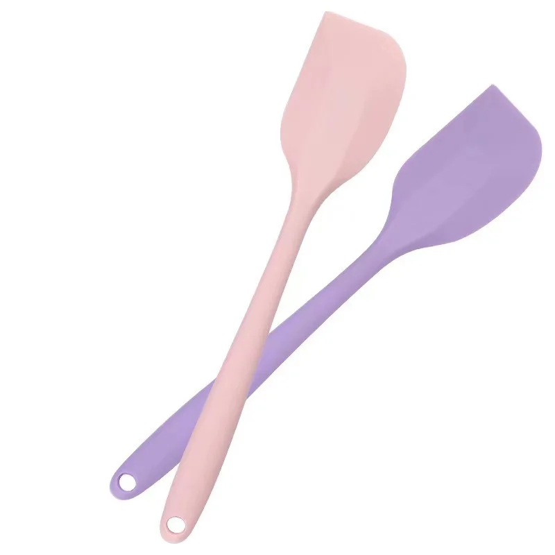 Elegant silicone scraper in a delicate pink shade
