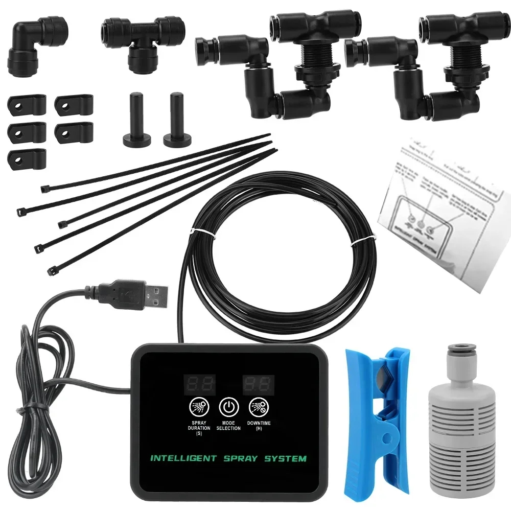 Interface intuitive permettant de gérer facilement le brumisateur