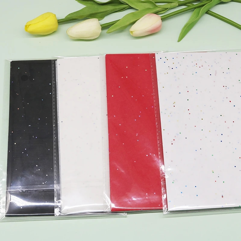 Light wrapping paper for creating original gifts and decor