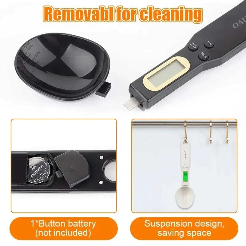 Balance électronique en forme de cuillère pour une mesure pratique