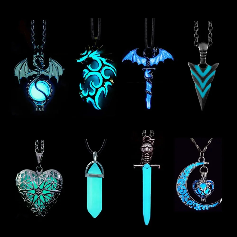 Detail of the vintage dragon necklace