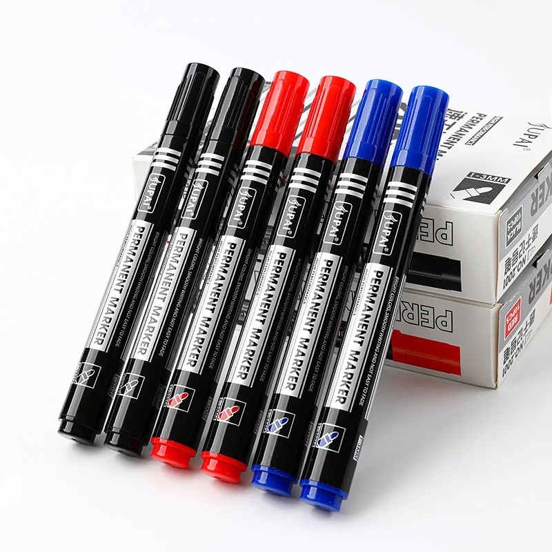Emballage de six marqueurs Genkky colorés, parfaits pour le dessin et la décoration