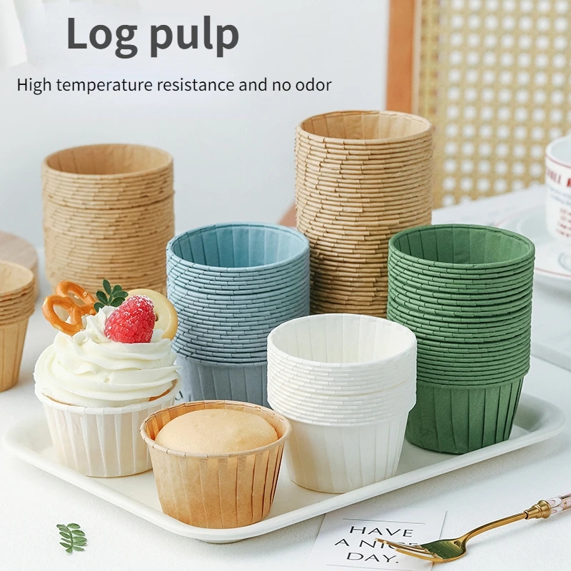 Caissettes dorées esthétiques pour la cuisson des cupcakes, idéales pour les célébrations