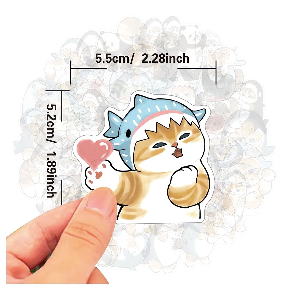 vinyl cat stickers pack