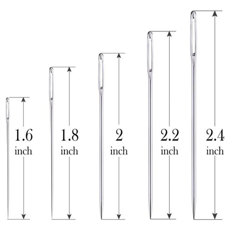 Needles that are easy to thread thanks to a large eye, perfect for all types of sewing