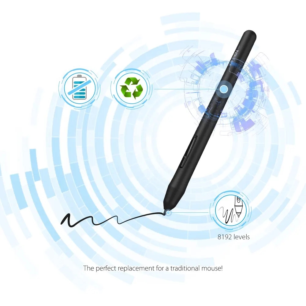 Boîte avec la tablette graphique XPPen Star G640 et des accessoires