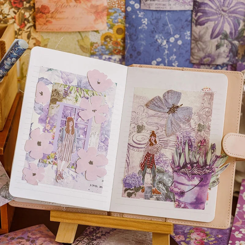 A large set of 100 sheets for scrapbooking that inspires creativity
