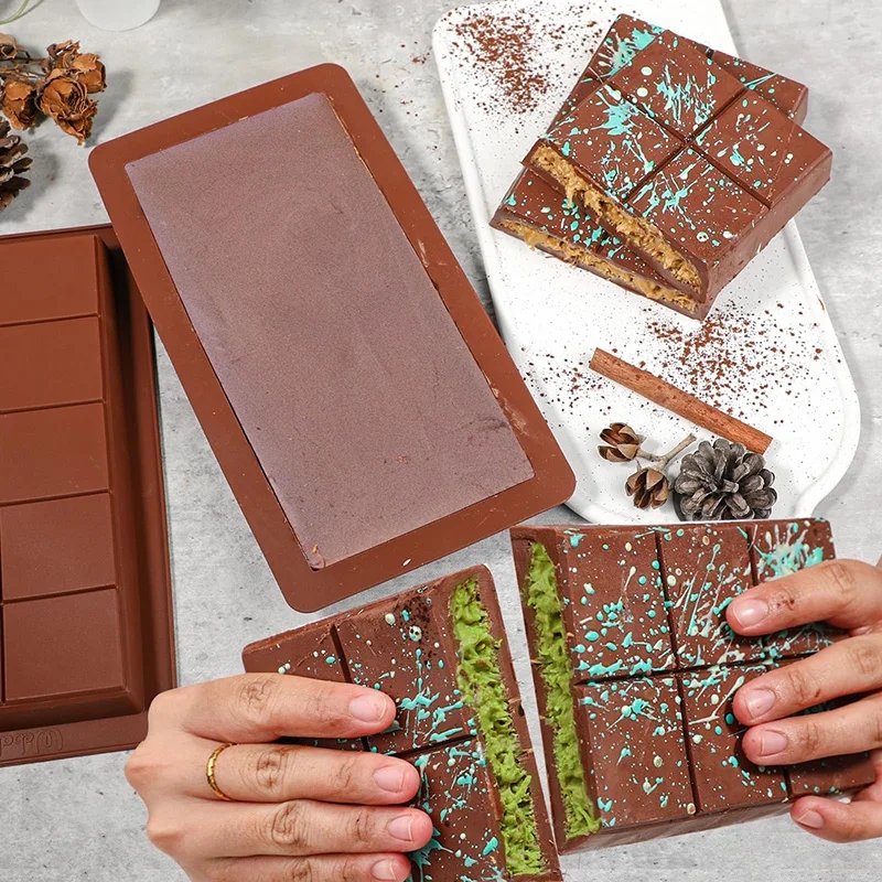 Create unique sweets with the silicone mold for chocolate