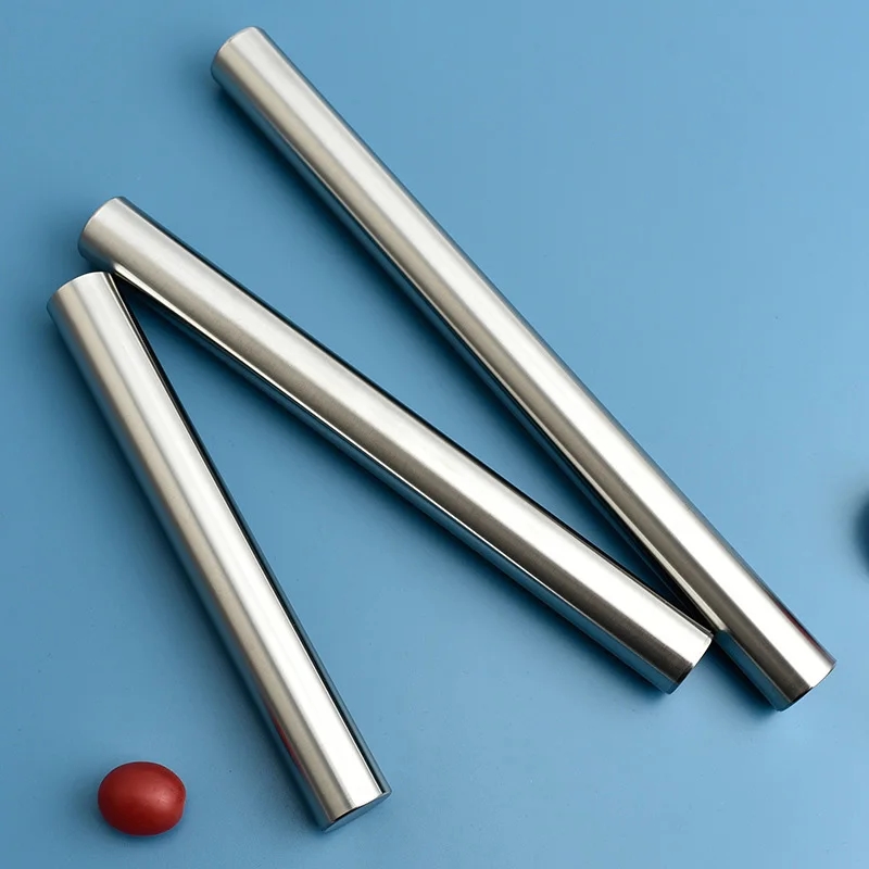 Elegant rolling kitchen tool made of stainless steel