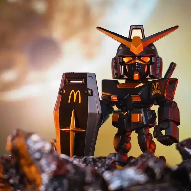 Image of the Gundam McDonald's figurine, showcasing its detailed appearance