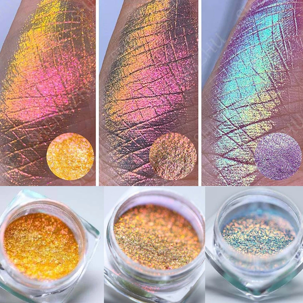 Powder for manicure, makeup and nail decoration