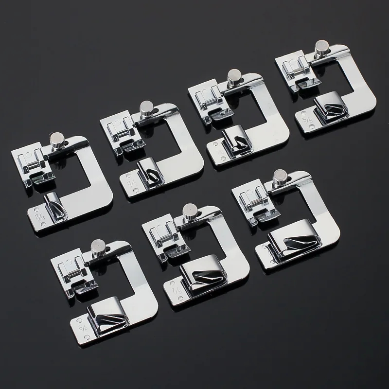Sewing machine foot made of durable stainless steel, 13 mm wide