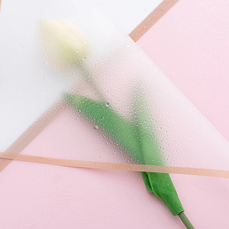선물 포장을 위한 부드러운 연분홍색 포장지