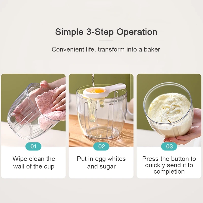 Electric milk whisk in the kitchen