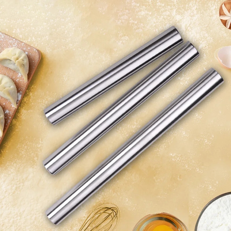 Stainless steel roller perfect for making pizza