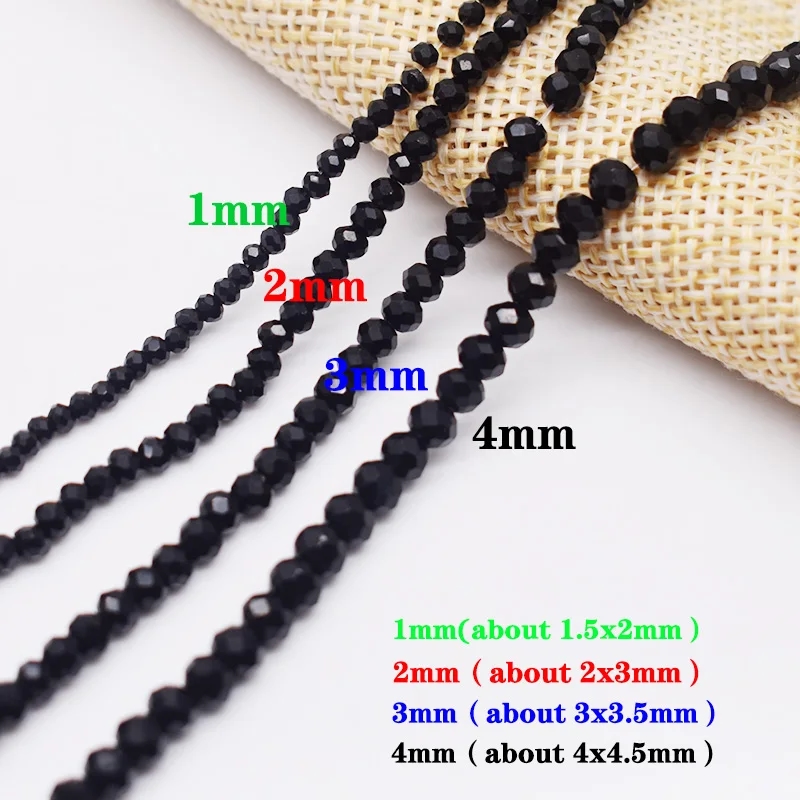 Bright round Yanqi glass beads with facets