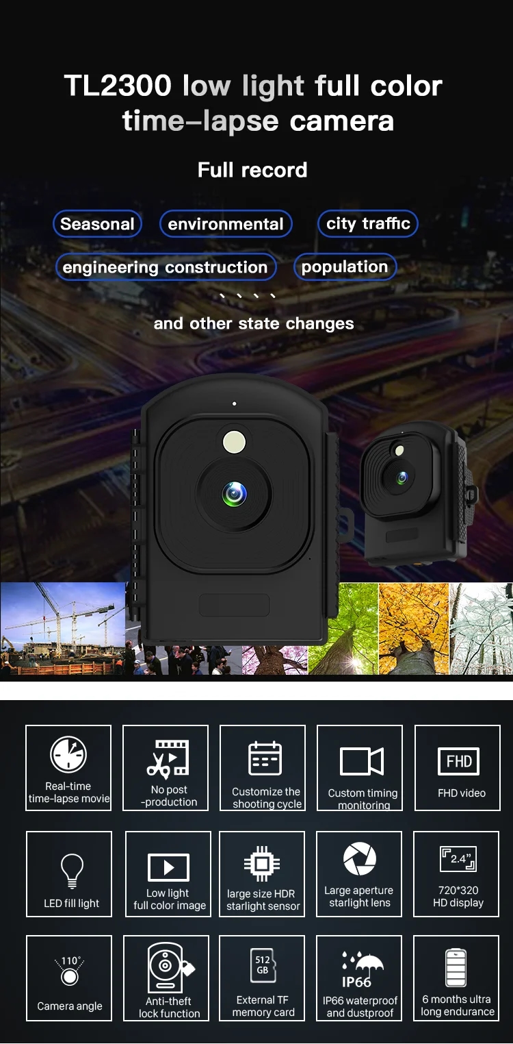 Wildlife camera equipped with infrared illumination for night shooting in low light conditions