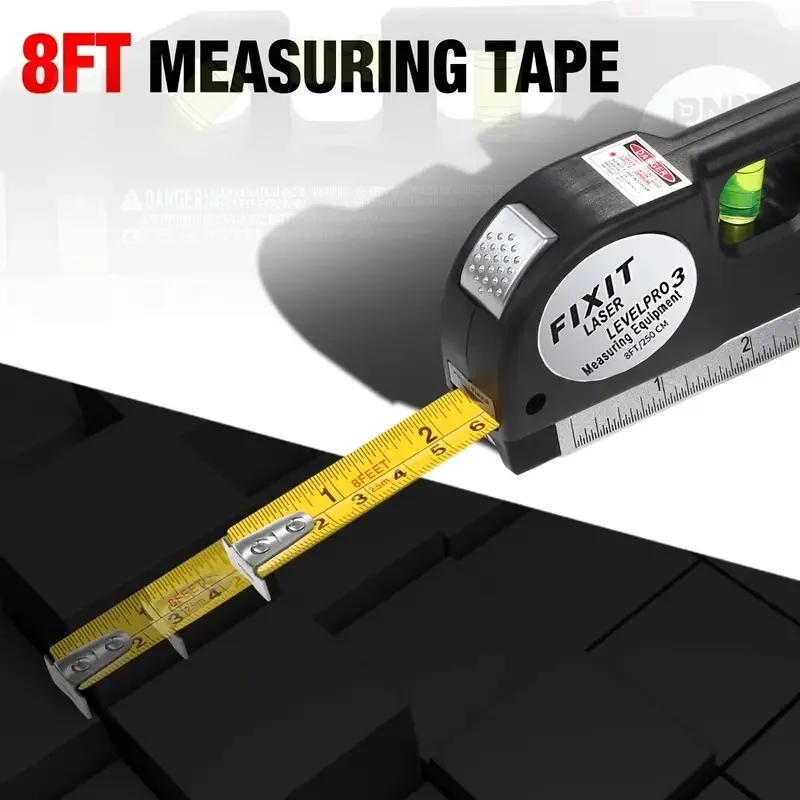 Compact and lightweight design of the laser level for easy carrying and storage