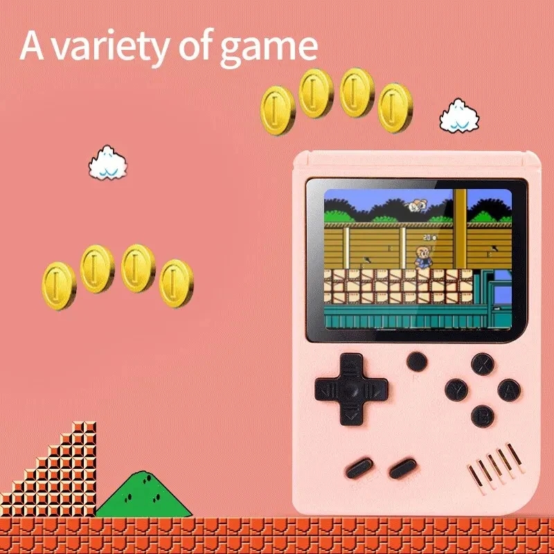 Bright retro console for exciting gameplay