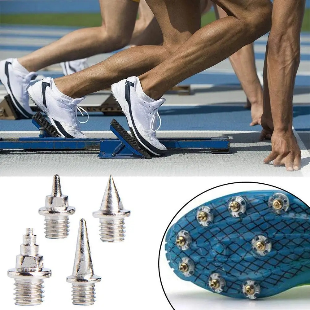 Conjunto de pregos piramidais substituíveis para calçados de atletismo